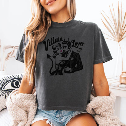 Villain Lover Premium Cropped Boxy Comfort Colors Shirt - Starry Skies Austin