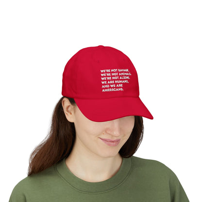 We are Americans Embroidered Dad Hat - Starry Skies Austin