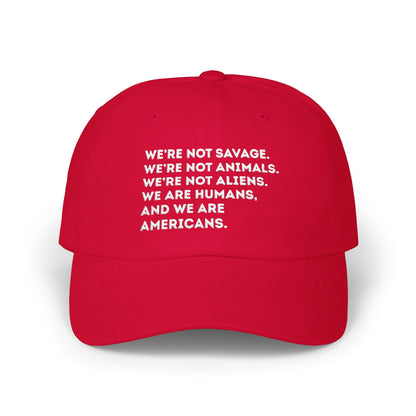 We are Americans Embroidered Dad Hat - Starry Skies Austin