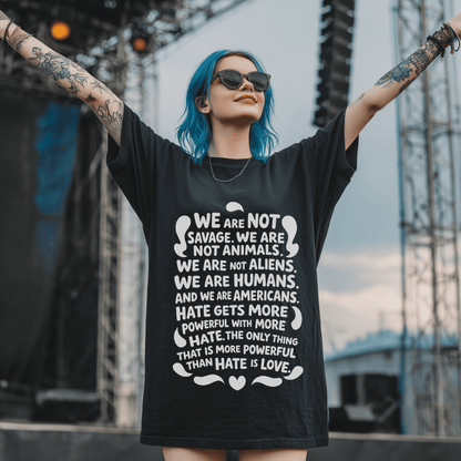 We are Humans Adult Graphic Tee - Starry Skies Austin
