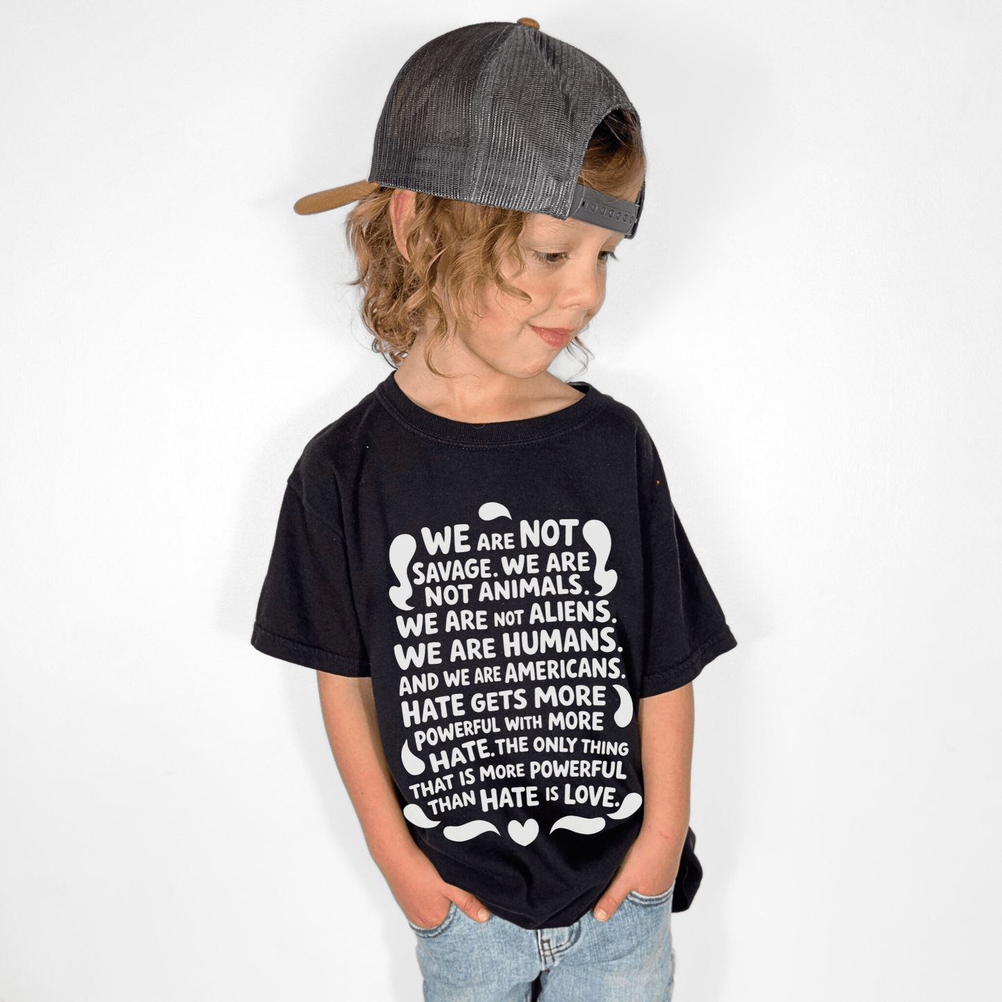 We are Humans Toddler Graphic Tee - Starry Skies Austin