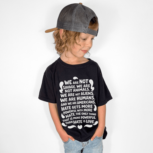 We are Humans Toddler Graphic Tee - Starry Skies Austin