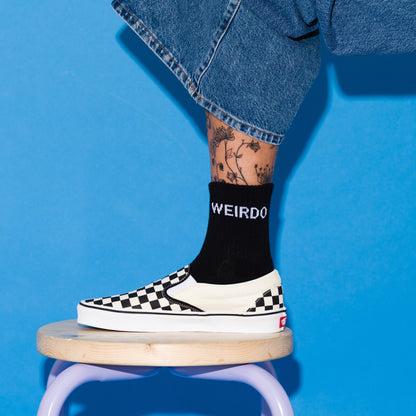 Weirdo Quarter Crew Socks - Starry Skies Austin