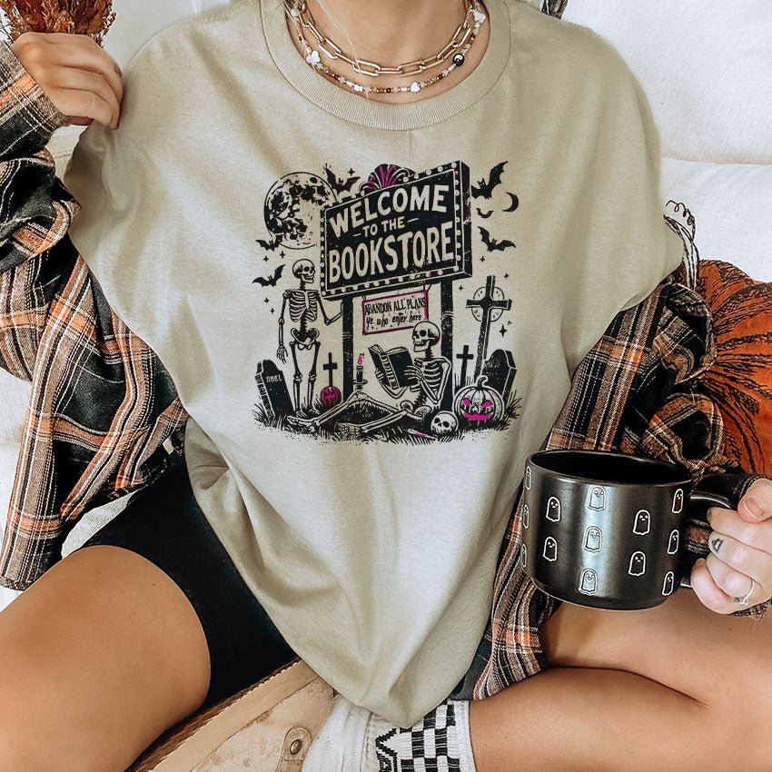 Welcome to the Bookstore Gildan Softstyle Shirt - Starry Skies Austin