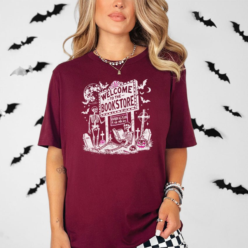 Welcome to the Bookstore Gildan Softstyle Shirt - Starry Skies Austin