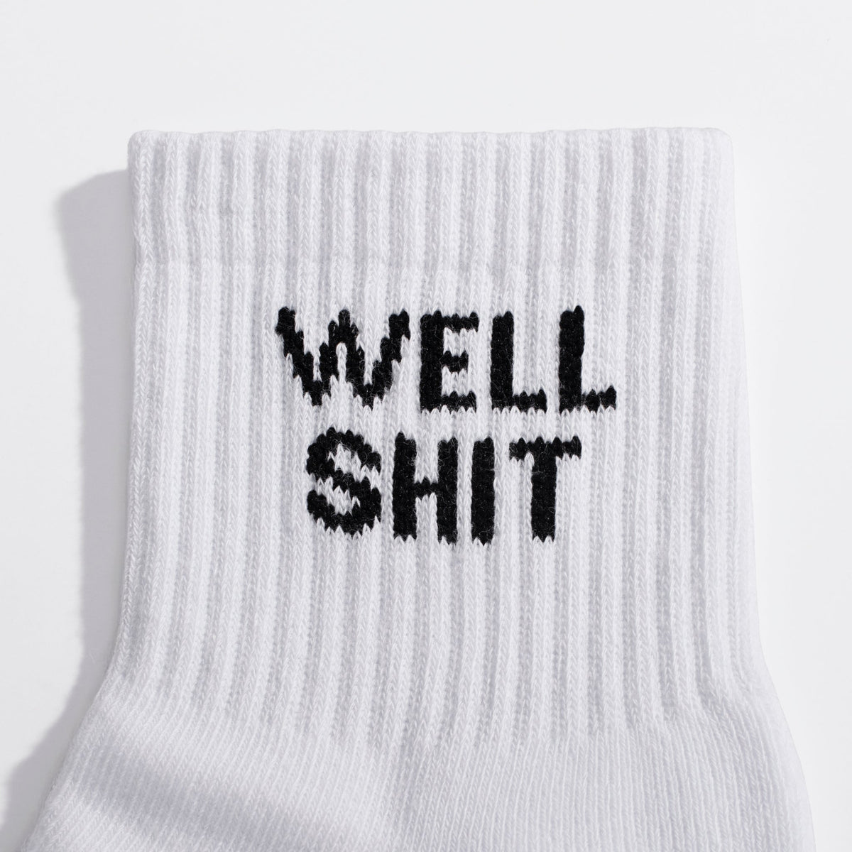 Well Shit Quarter Crew Socks - Starry Skies Austin