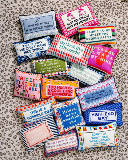 Well Well Well Needlepoint Pillow - Starry Skies Austin
