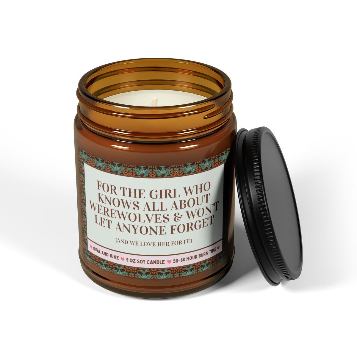 Werewolf Romance Book Lover Candle - Starry Skies Austin