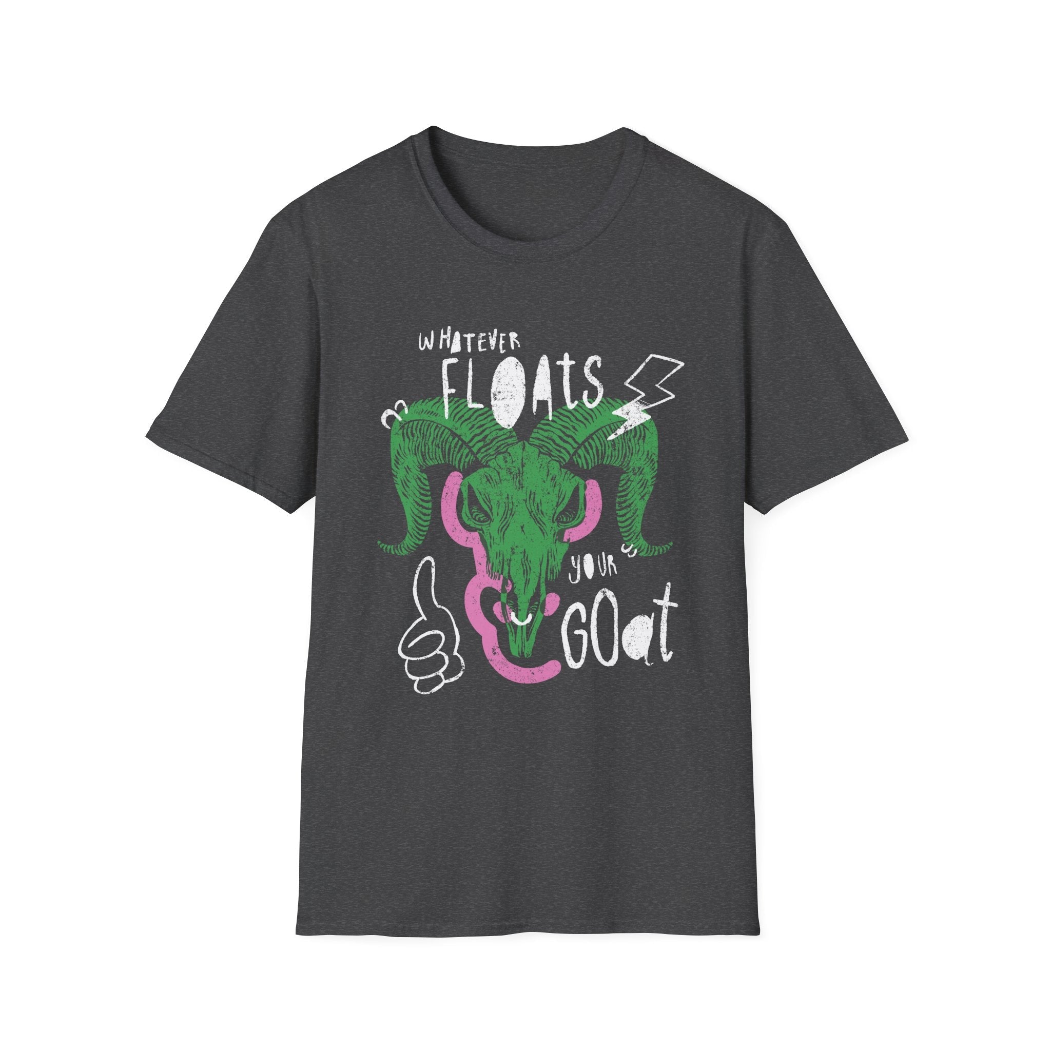 Whatever Floats Your Goat Punk Graphic Softstyle Tee - Starry Skies Austin