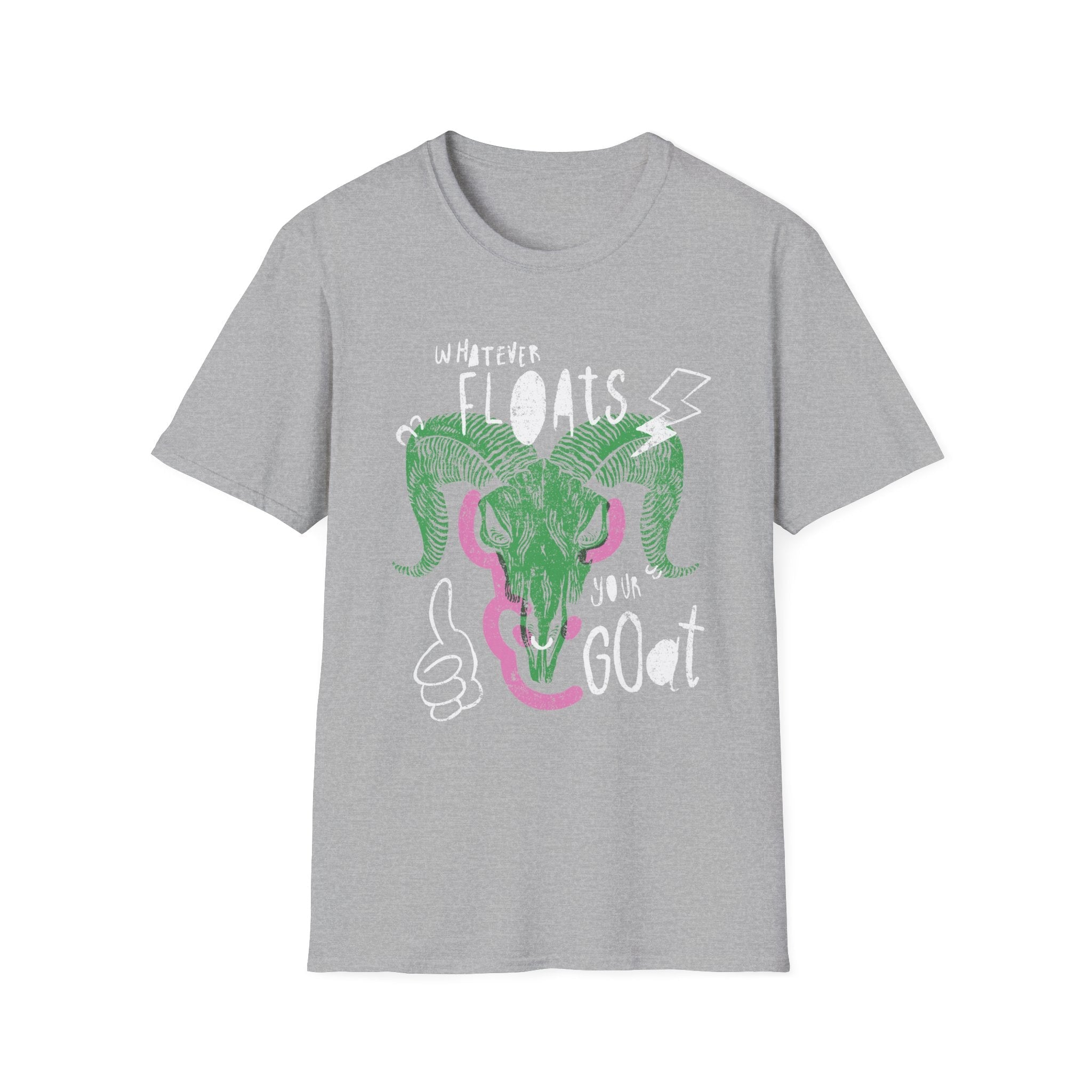 Whatever Floats Your Goat Punk Graphic Softstyle Tee - Starry Skies Austin