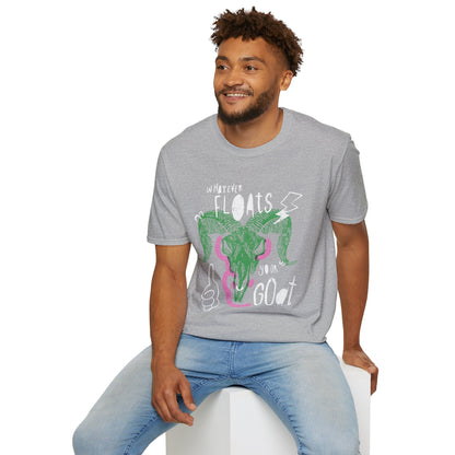 Whatever Floats Your Goat Punk Graphic Softstyle Tee - Starry Skies Austin