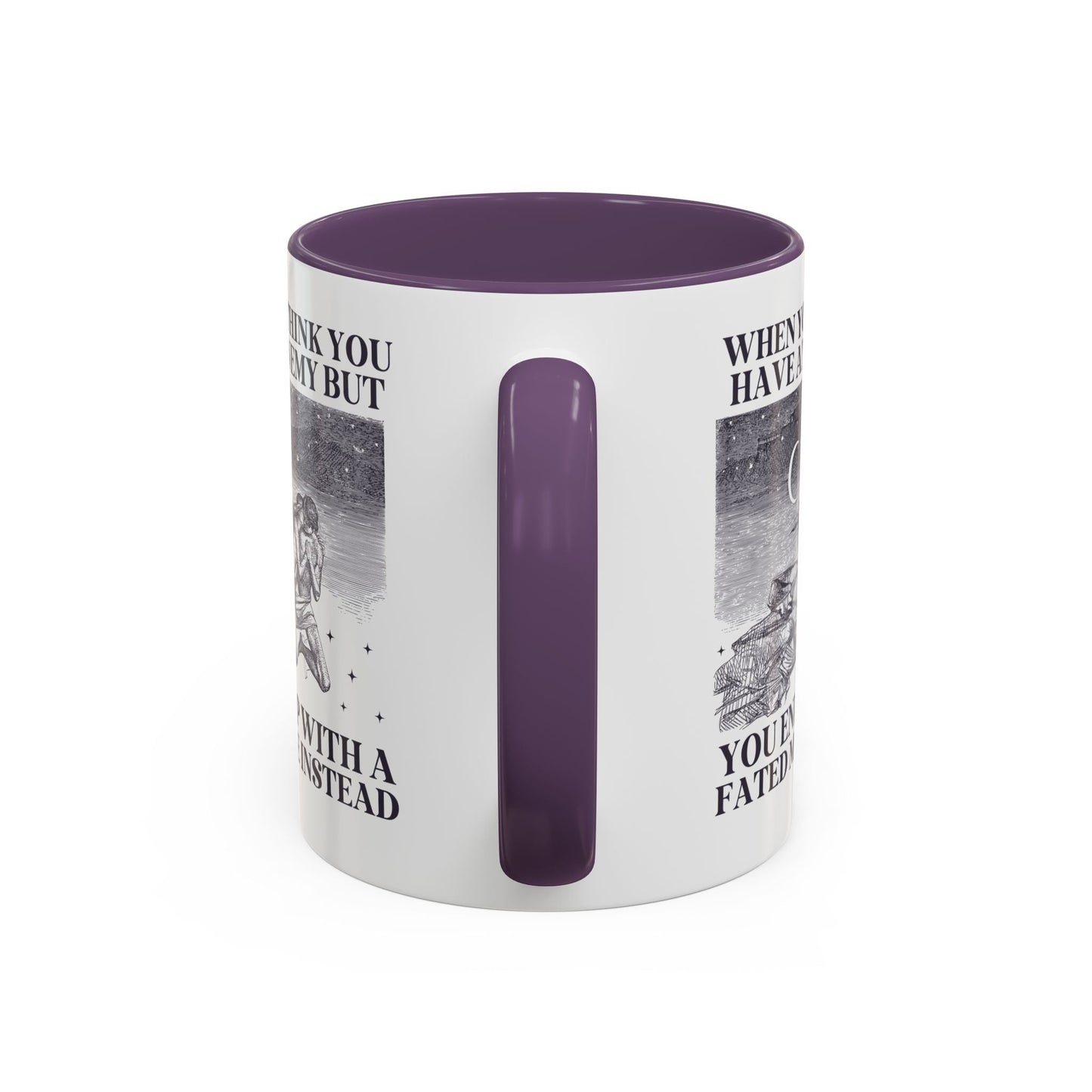 When You Think You Have an Enemy Bookish Coffee Mug - Starry Skies Austin
