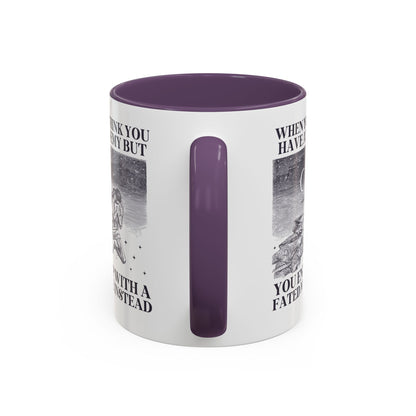 When You Think You Have an Enemy Bookish Coffee Mug - Starry Skies Austin