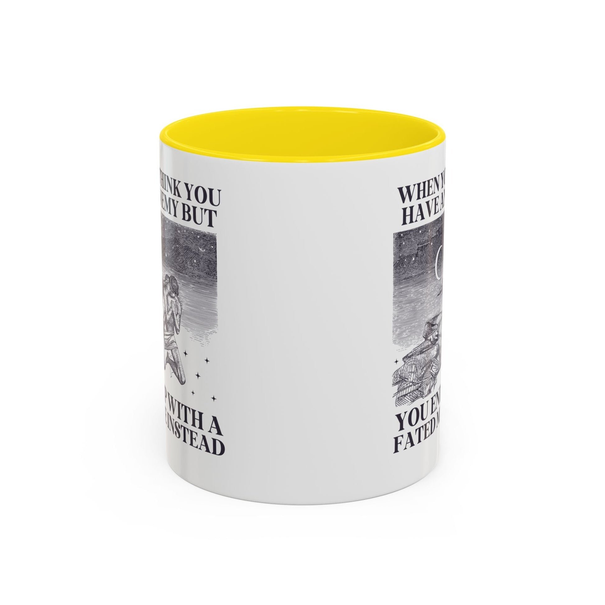 When You Think You Have an Enemy Bookish Coffee Mug - Starry Skies Austin
