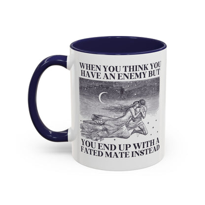 When You Think You Have an Enemy Bookish Coffee Mug - Starry Skies Austin