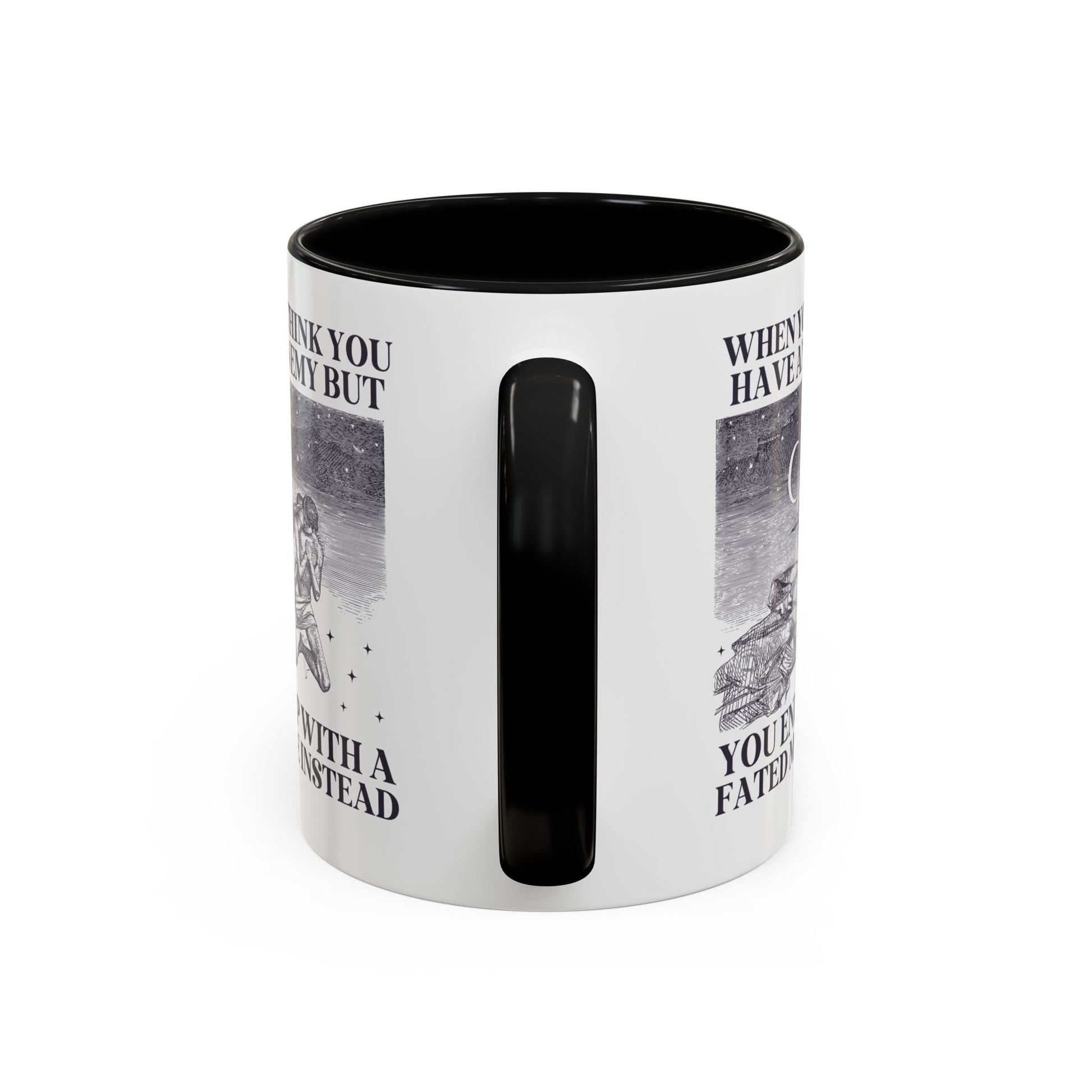 When You Think You Have an Enemy Bookish Coffee Mug - Starry Skies Austin