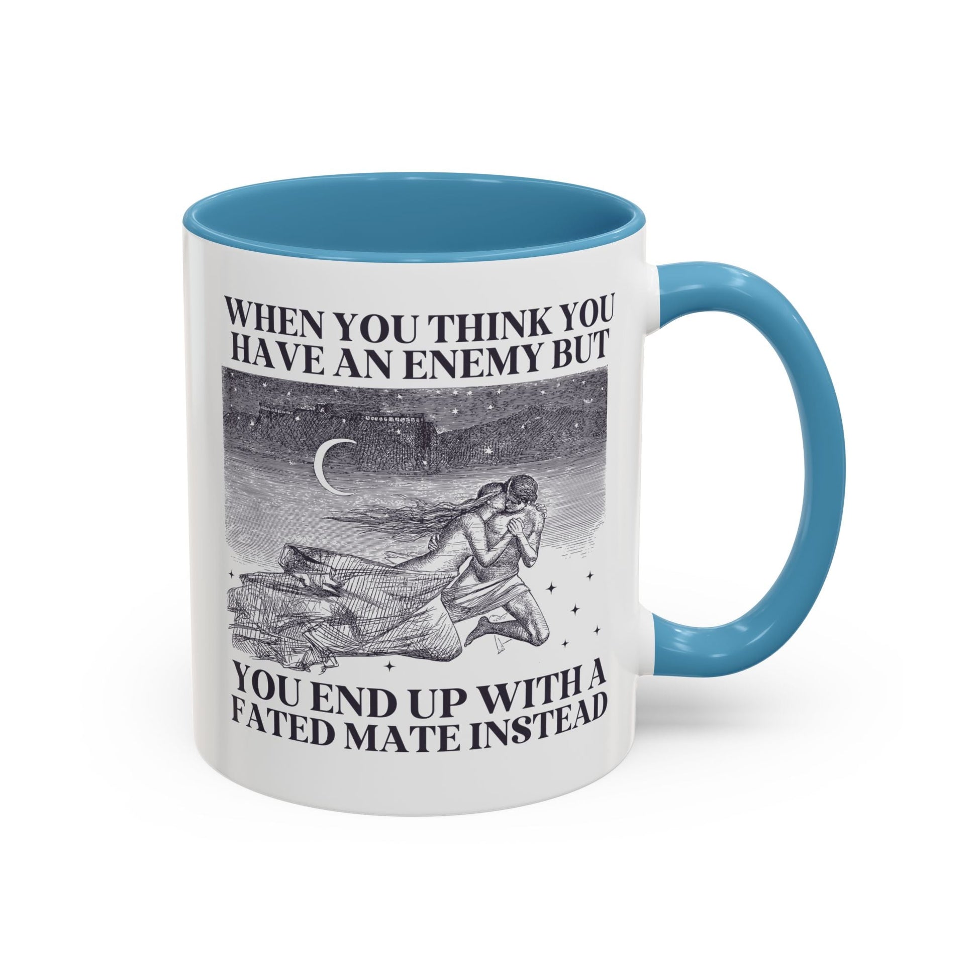 When You Think You Have an Enemy Bookish Coffee Mug - Starry Skies Austin