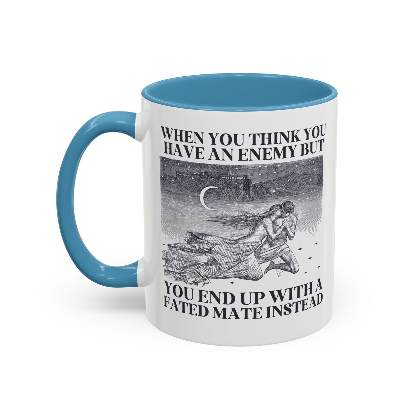 When You Think You Have an Enemy Bookish Coffee Mug - Starry Skies Austin