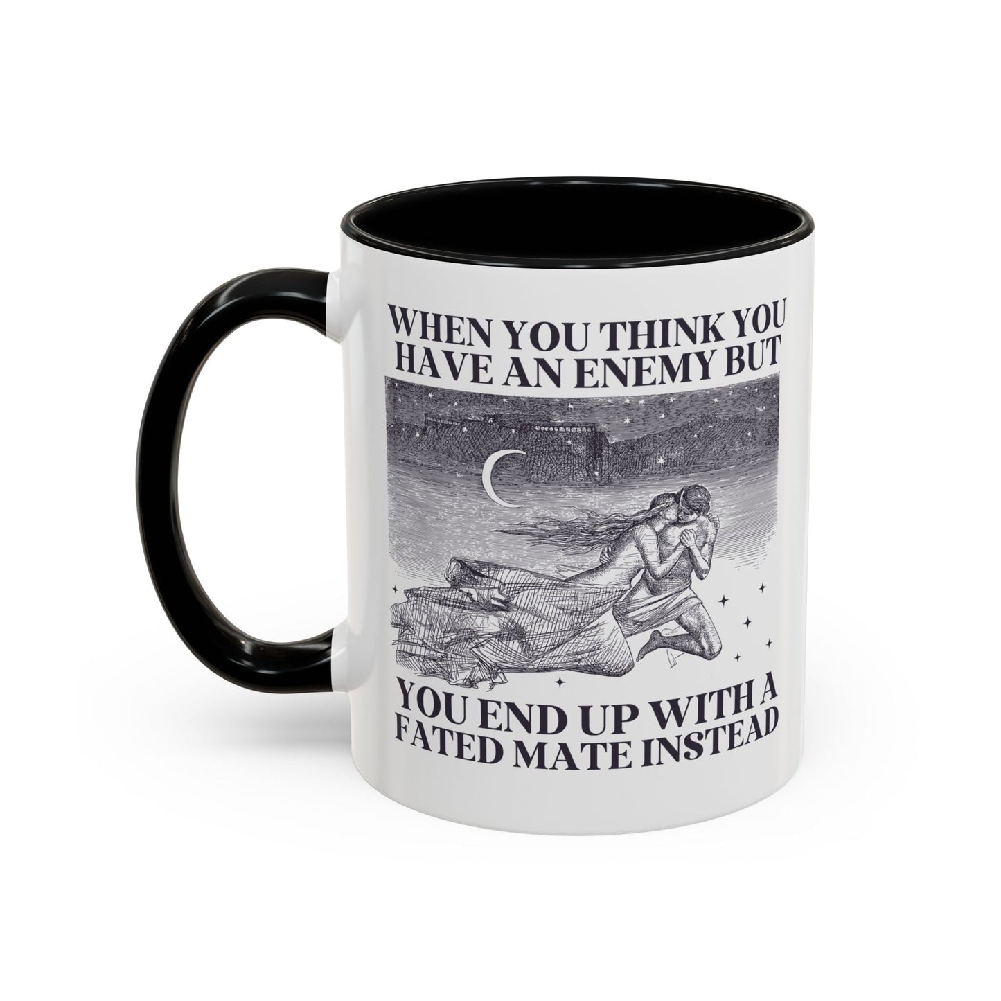 When You Think You Have an Enemy Bookish Coffee Mug - Starry Skies Austin
