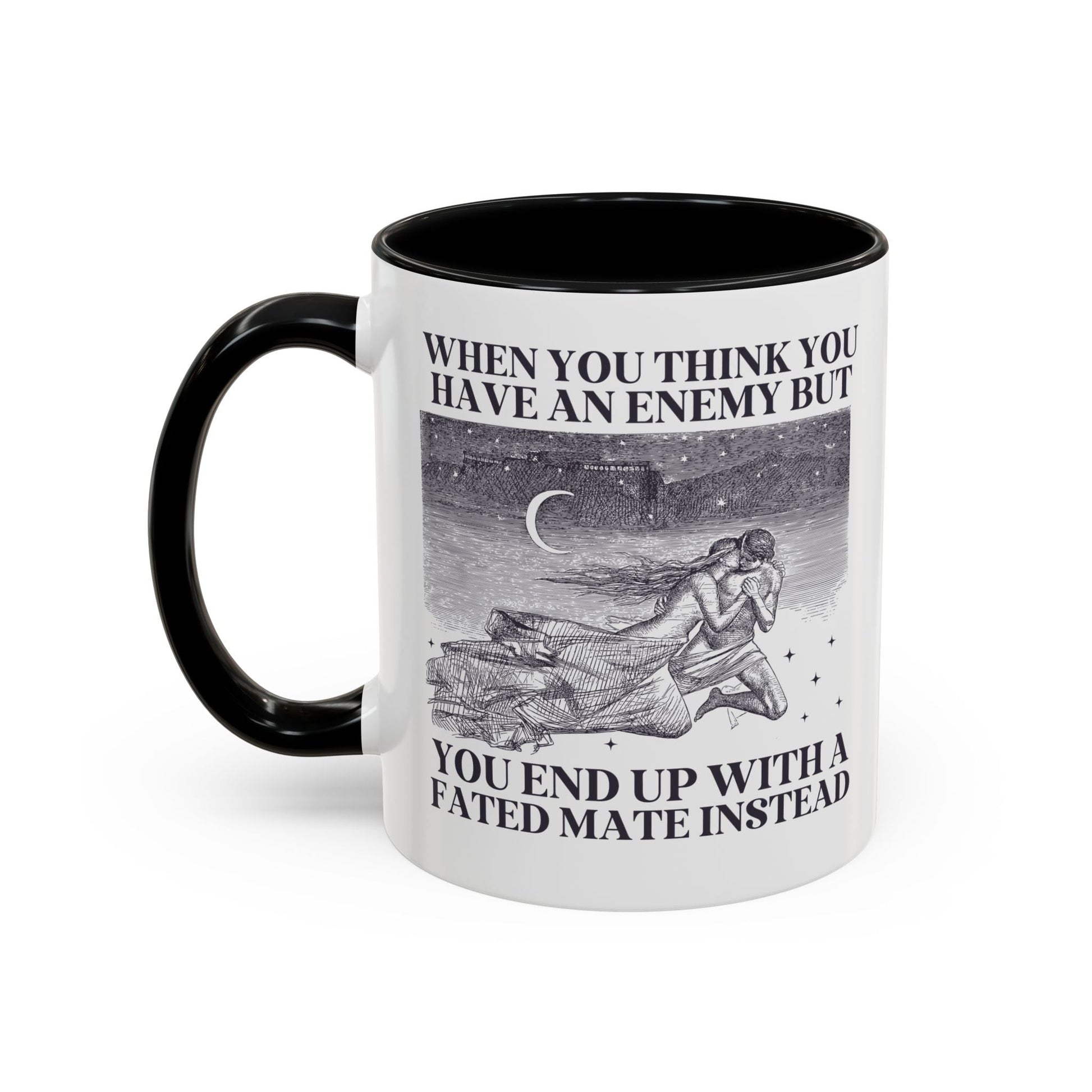 When You Think You Have an Enemy Bookish Coffee Mug - Starry Skies Austin