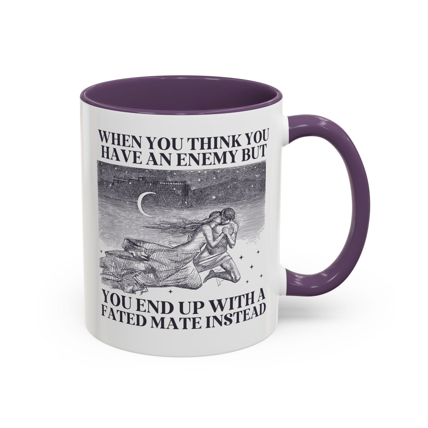 When You Think You Have an Enemy Bookish Coffee Mug - Starry Skies Austin