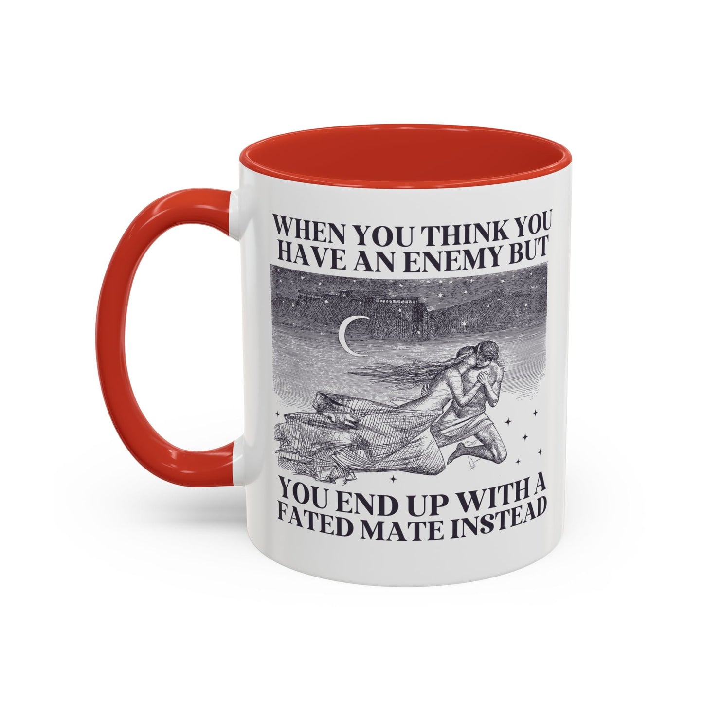 When You Think You Have an Enemy Bookish Coffee Mug - Starry Skies Austin