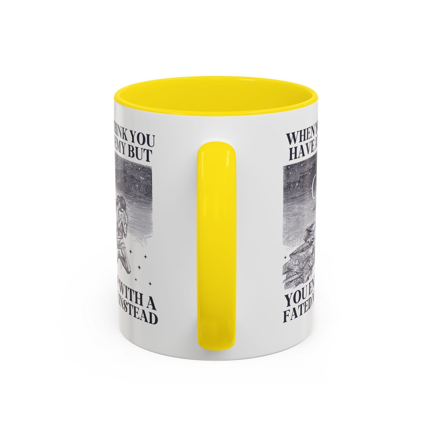 When You Think You Have an Enemy Bookish Coffee Mug - Starry Skies Austin