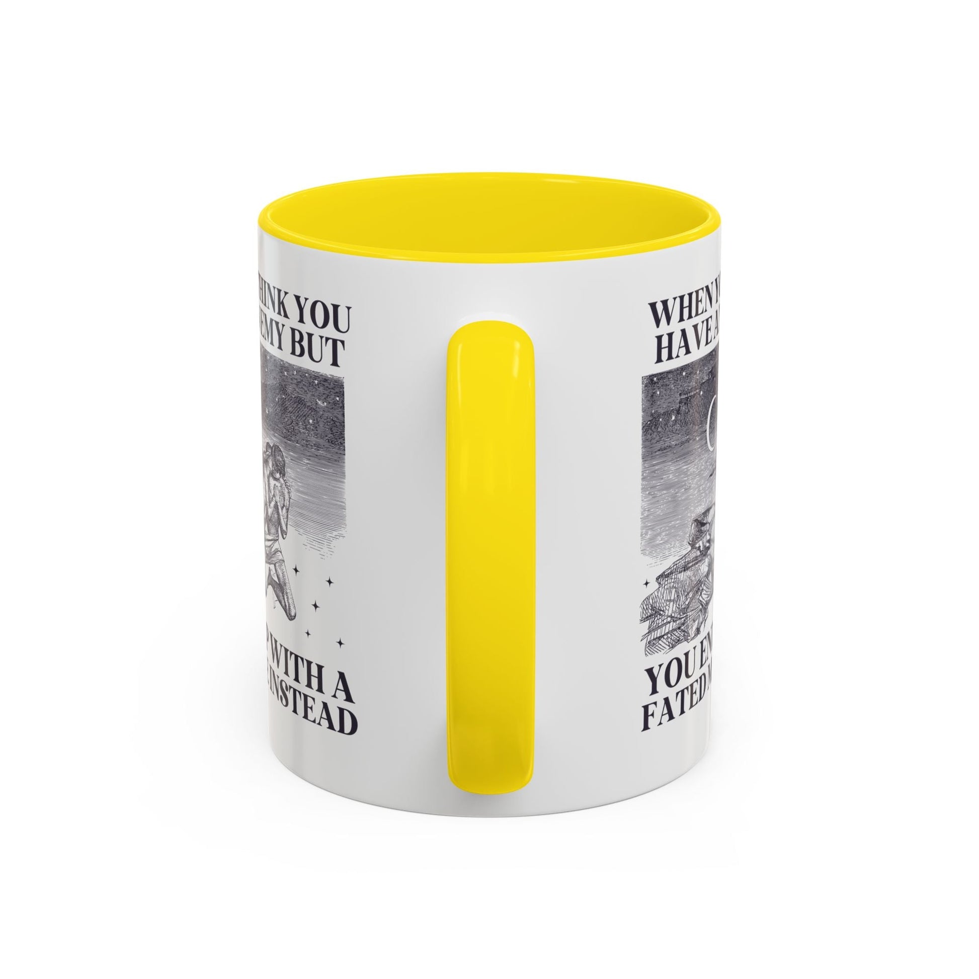 When You Think You Have an Enemy Bookish Coffee Mug - Starry Skies Austin