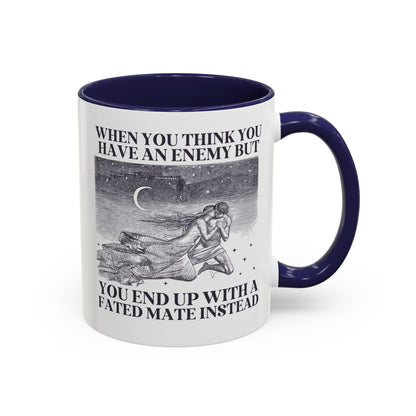 When You Think You Have an Enemy Bookish Coffee Mug - Starry Skies Austin