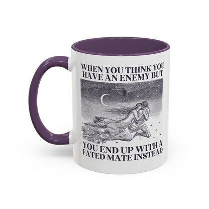 When You Think You Have an Enemy Bookish Coffee Mug - Starry Skies Austin