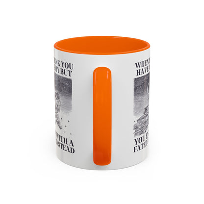 When You Think You Have an Enemy Bookish Coffee Mug - Starry Skies Austin