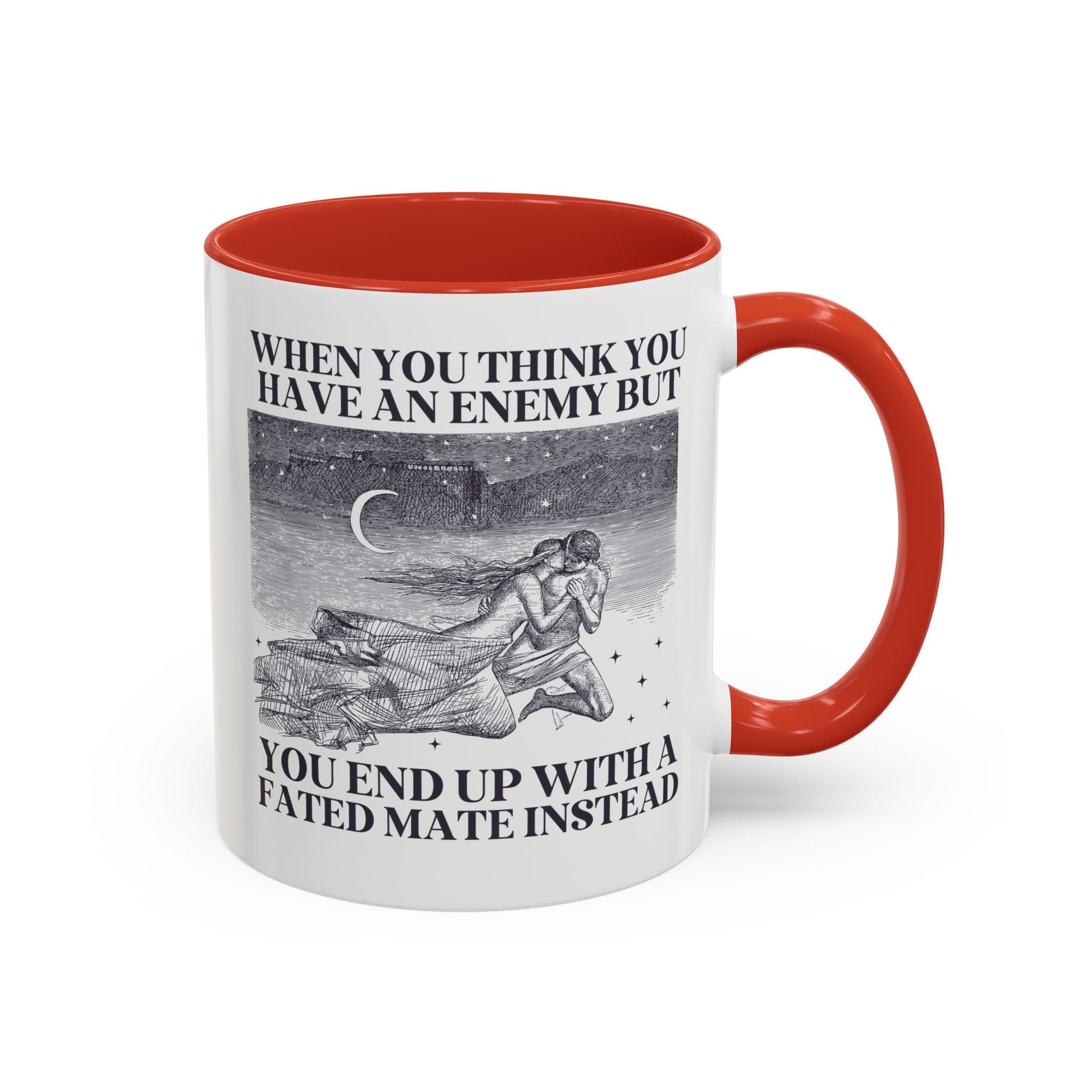 When You Think You Have an Enemy Bookish Coffee Mug - Starry Skies Austin