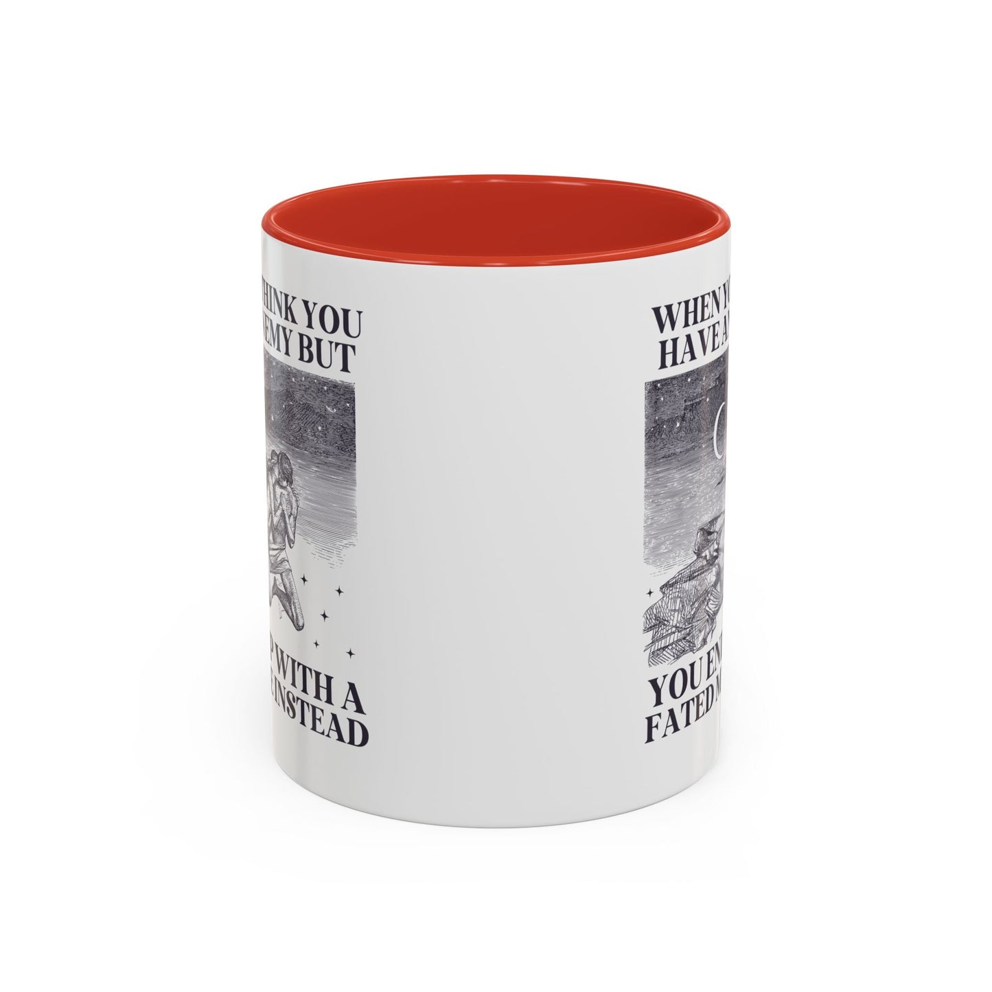 When You Think You Have an Enemy Bookish Coffee Mug - Starry Skies Austin