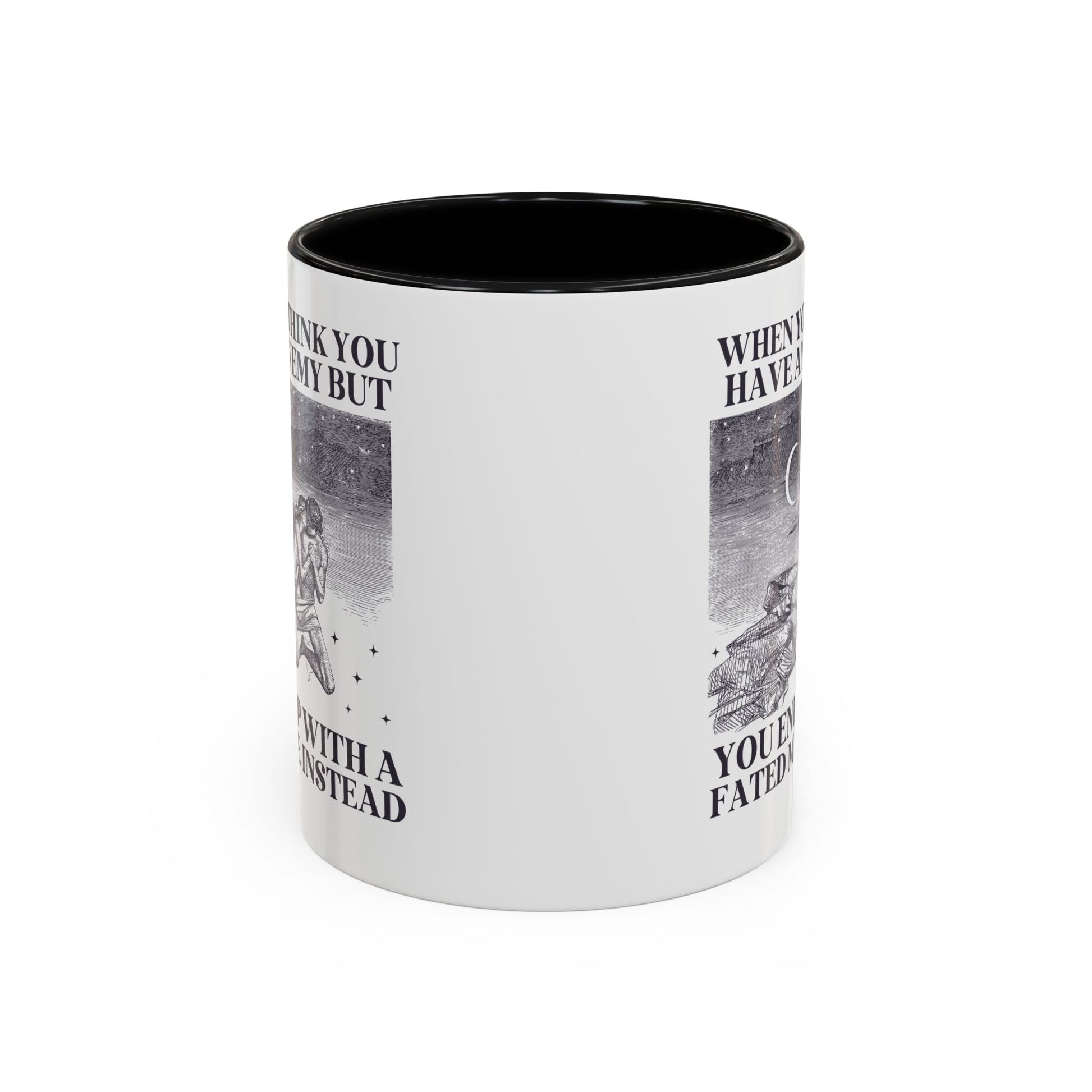 When You Think You Have an Enemy Bookish Coffee Mug - Starry Skies Austin
