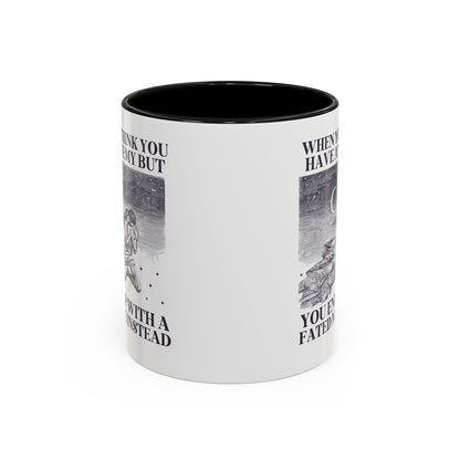 When You Think You Have an Enemy Bookish Coffee Mug - Starry Skies Austin