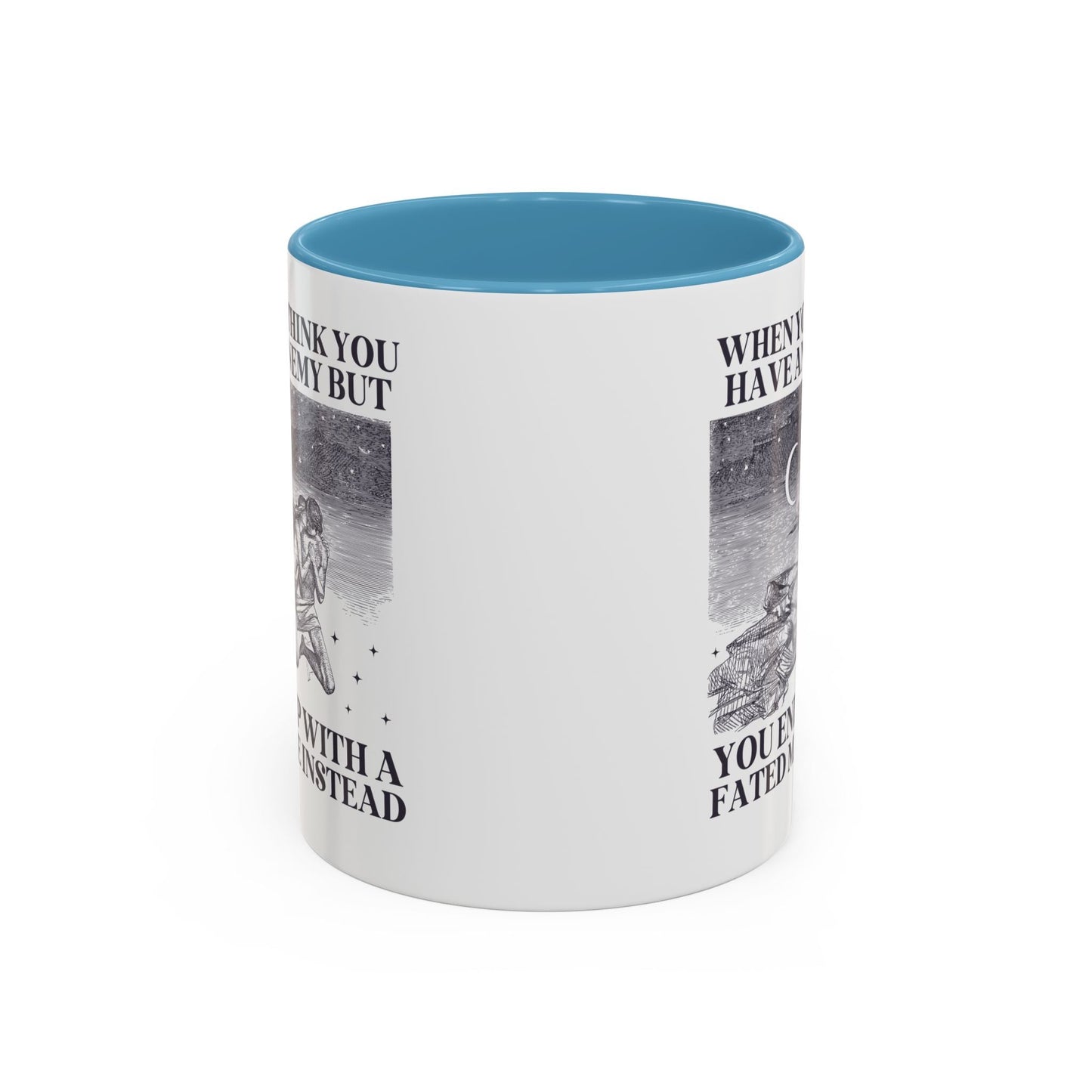 When You Think You Have an Enemy Bookish Coffee Mug - Starry Skies Austin
