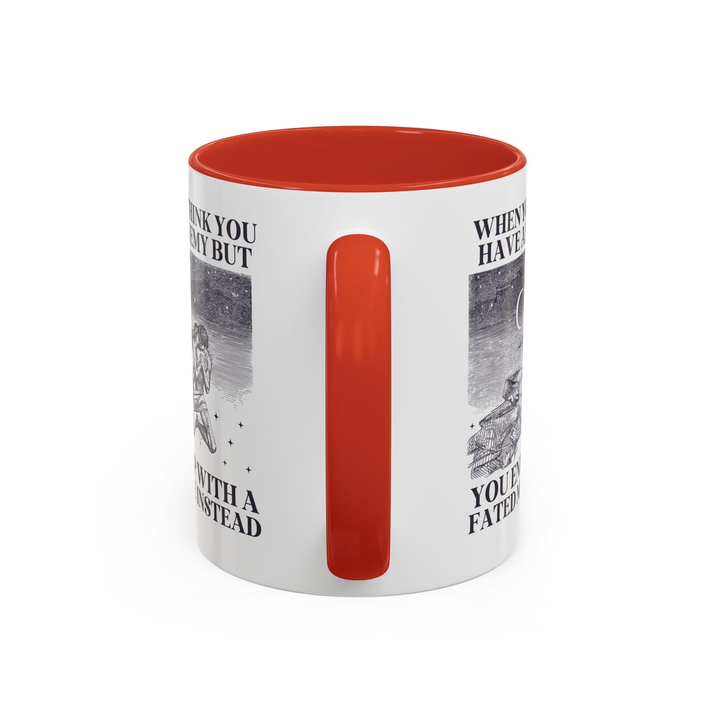 When You Think You Have an Enemy Bookish Coffee Mug - Starry Skies Austin