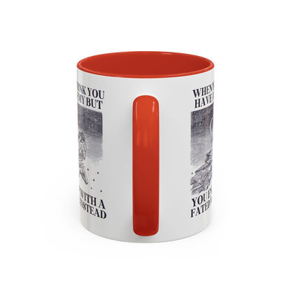 When You Think You Have an Enemy Bookish Coffee Mug - Starry Skies Austin