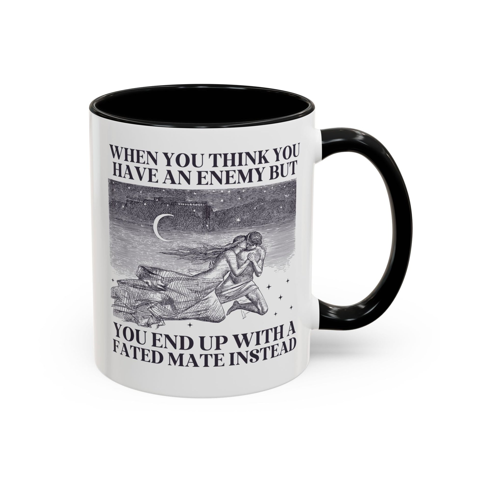 When You Think You Have an Enemy Bookish Coffee Mug - Starry Skies Austin