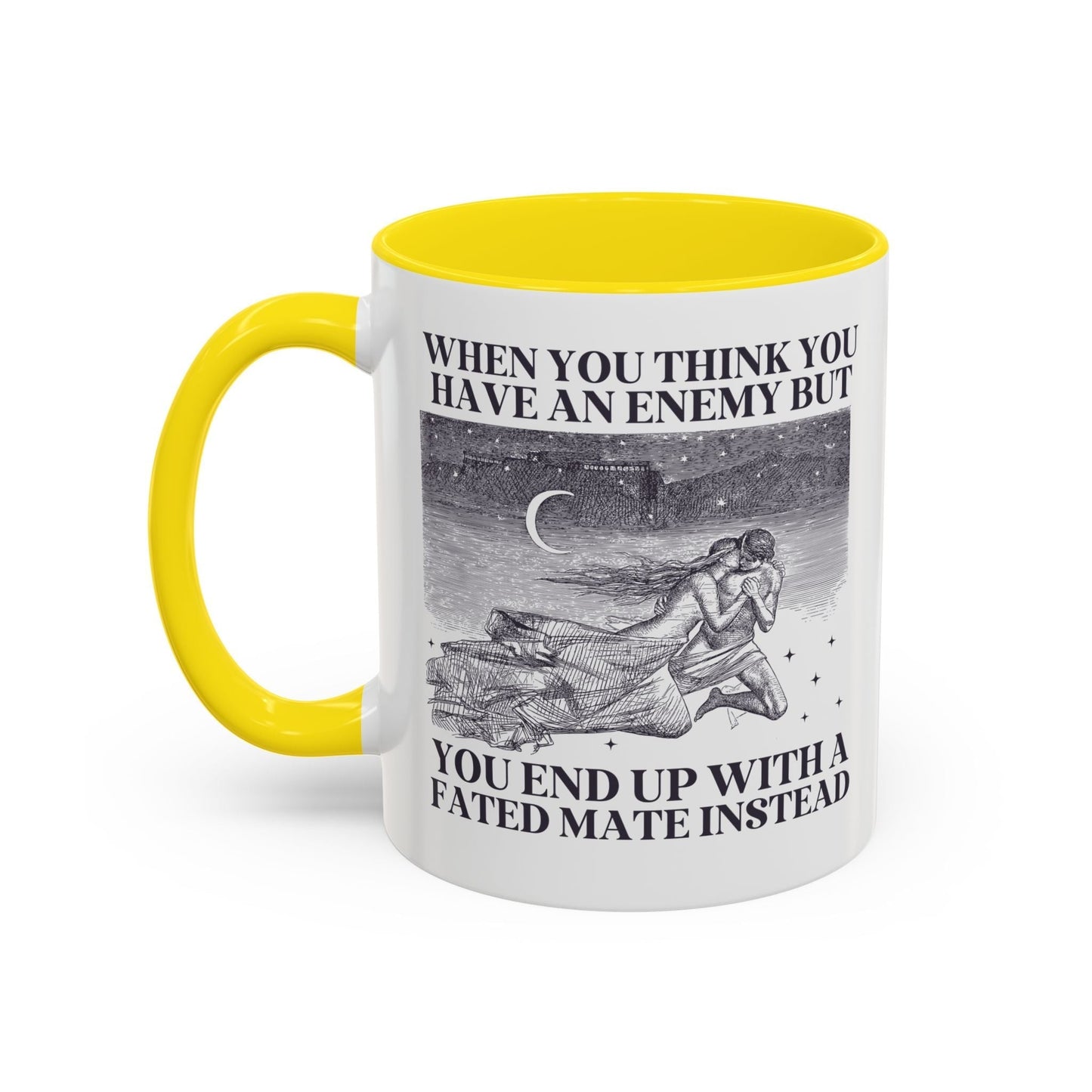 When You Think You Have an Enemy Bookish Coffee Mug - Starry Skies Austin