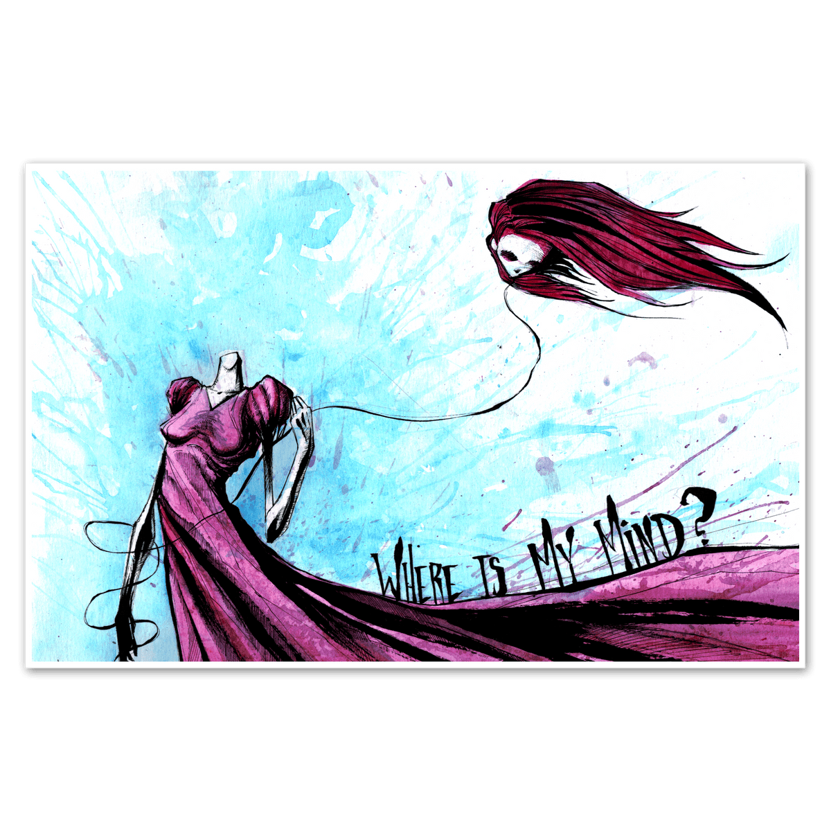 Where Is My Mind Print - Starry Skies Austin