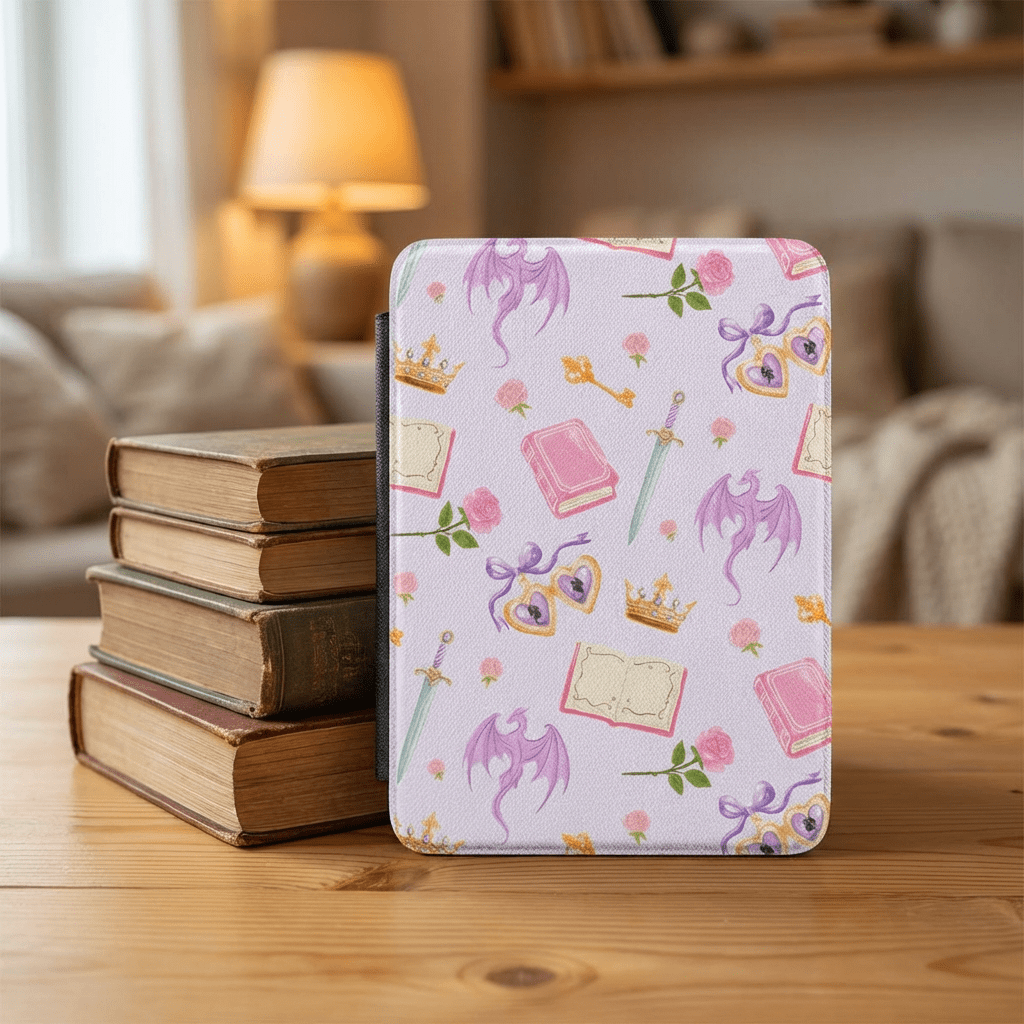 Whimsical Romantasy Girly Kindle Case - Starry Skies Austin