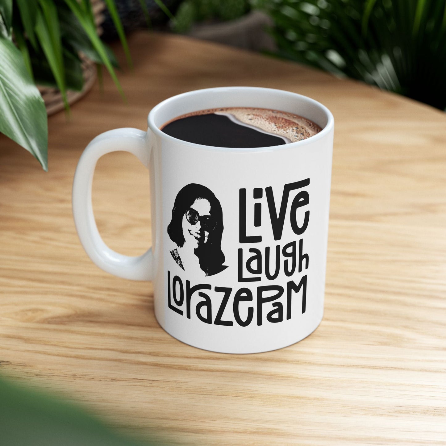 White Lotus Parker Posey Live Laugh Lorazepam Mug - Starry Skies Austin