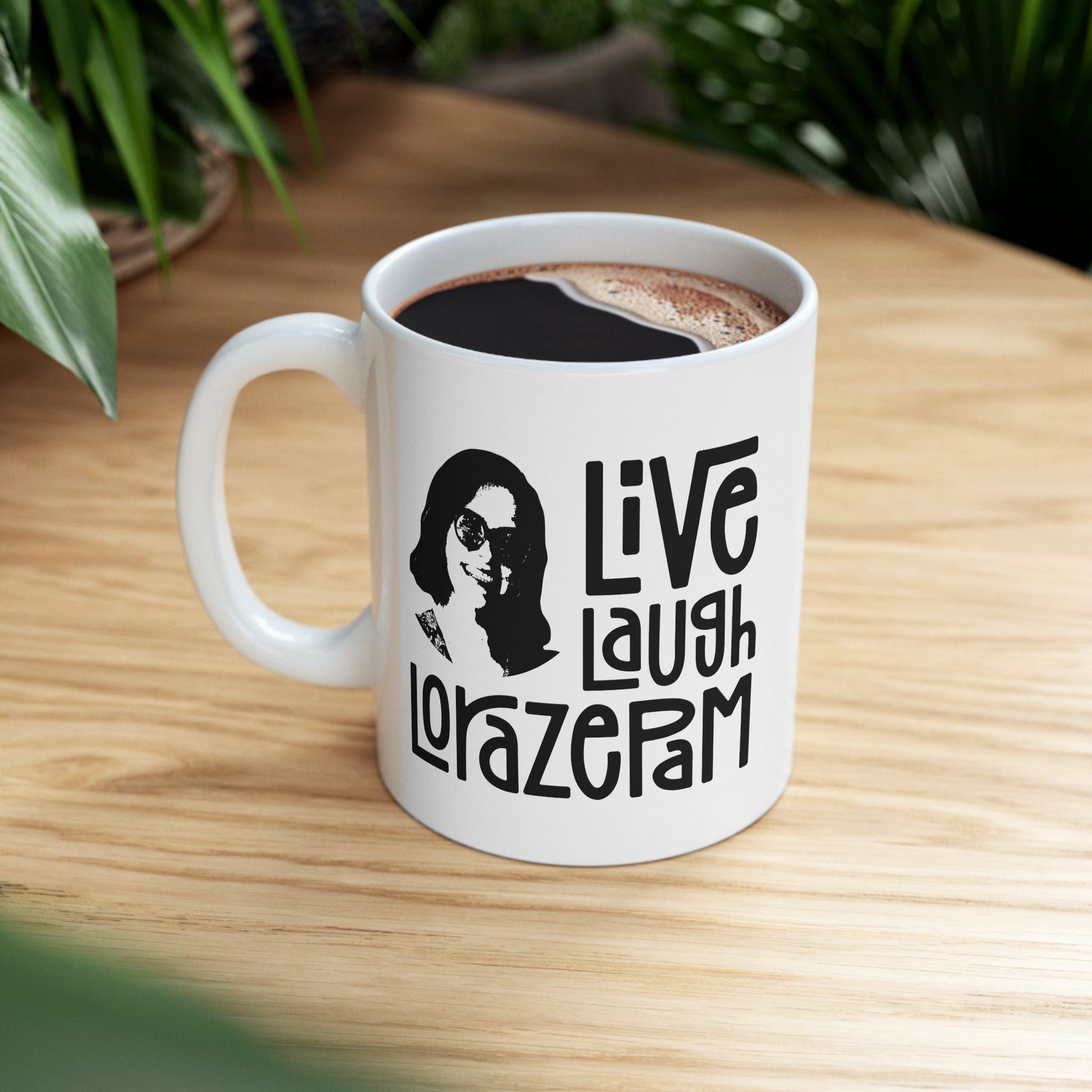 White Lotus Parker Posey Live Laugh Lorazepam Mug - Starry Skies Austin