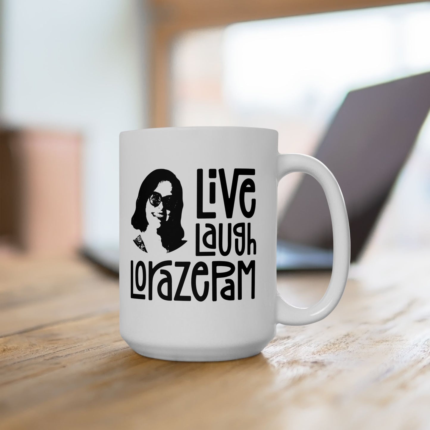 White Lotus Parker Posey Live Laugh Lorazepam Mug - Starry Skies Austin