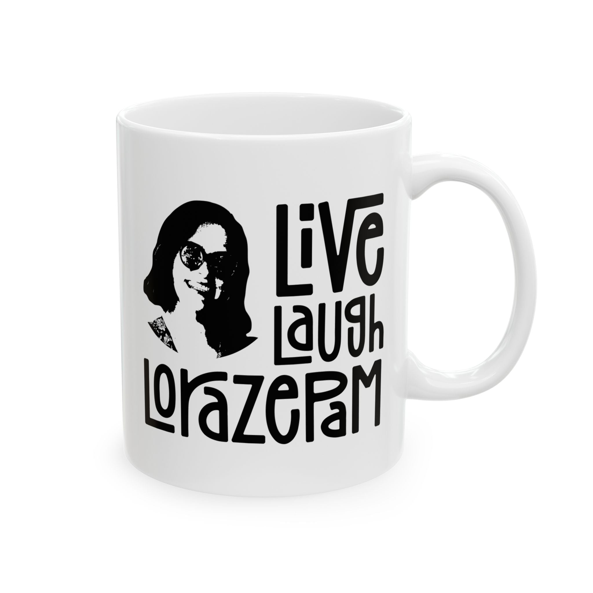 White Lotus Parker Posey Live Laugh Lorazepam Mug - Starry Skies Austin