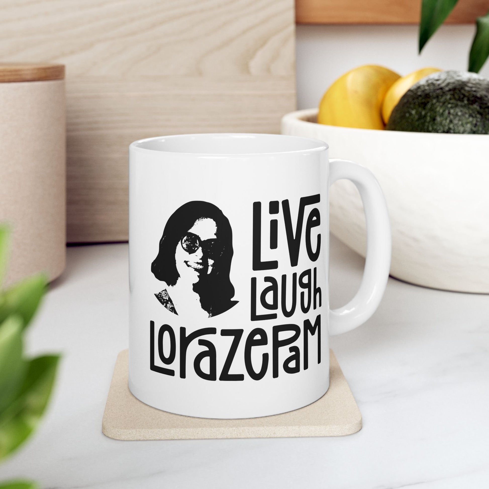 White Lotus Parker Posey Live Laugh Lorazepam Mug - Starry Skies Austin