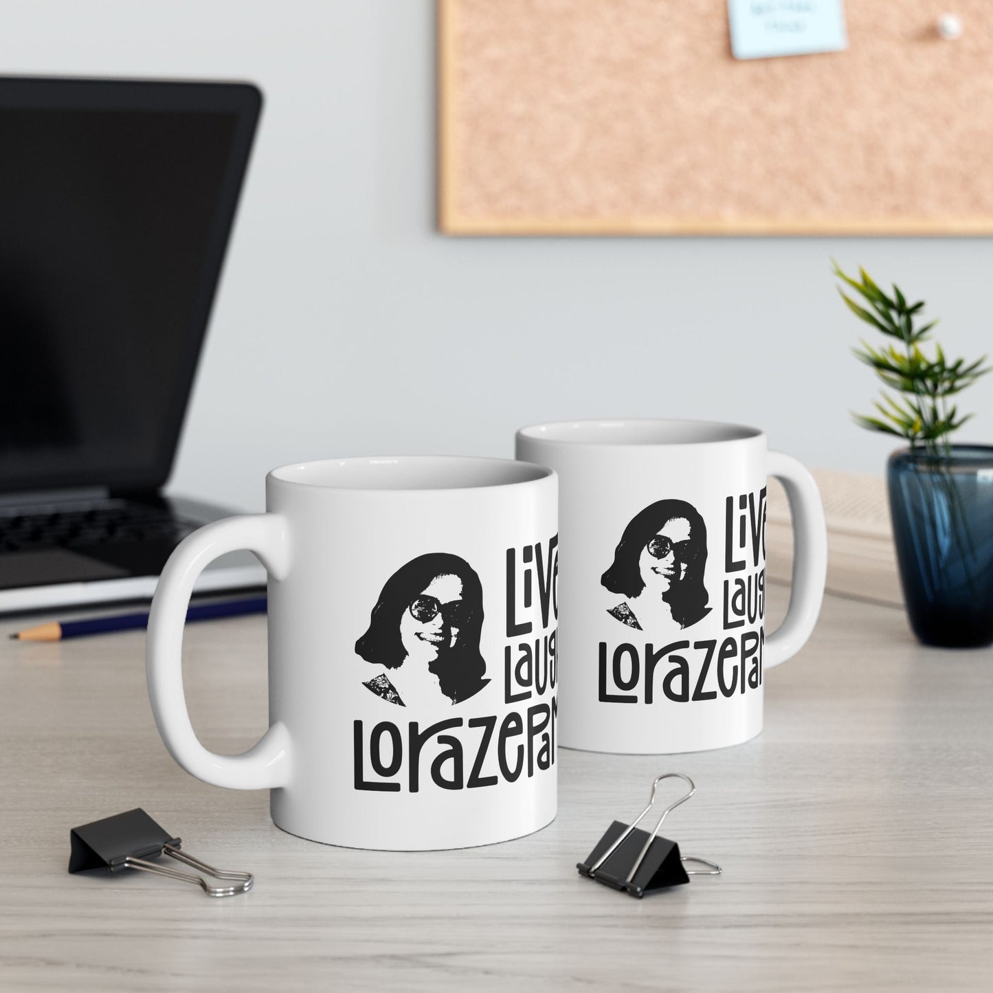 White Lotus Parker Posey Live Laugh Lorazepam Mug - Starry Skies Austin