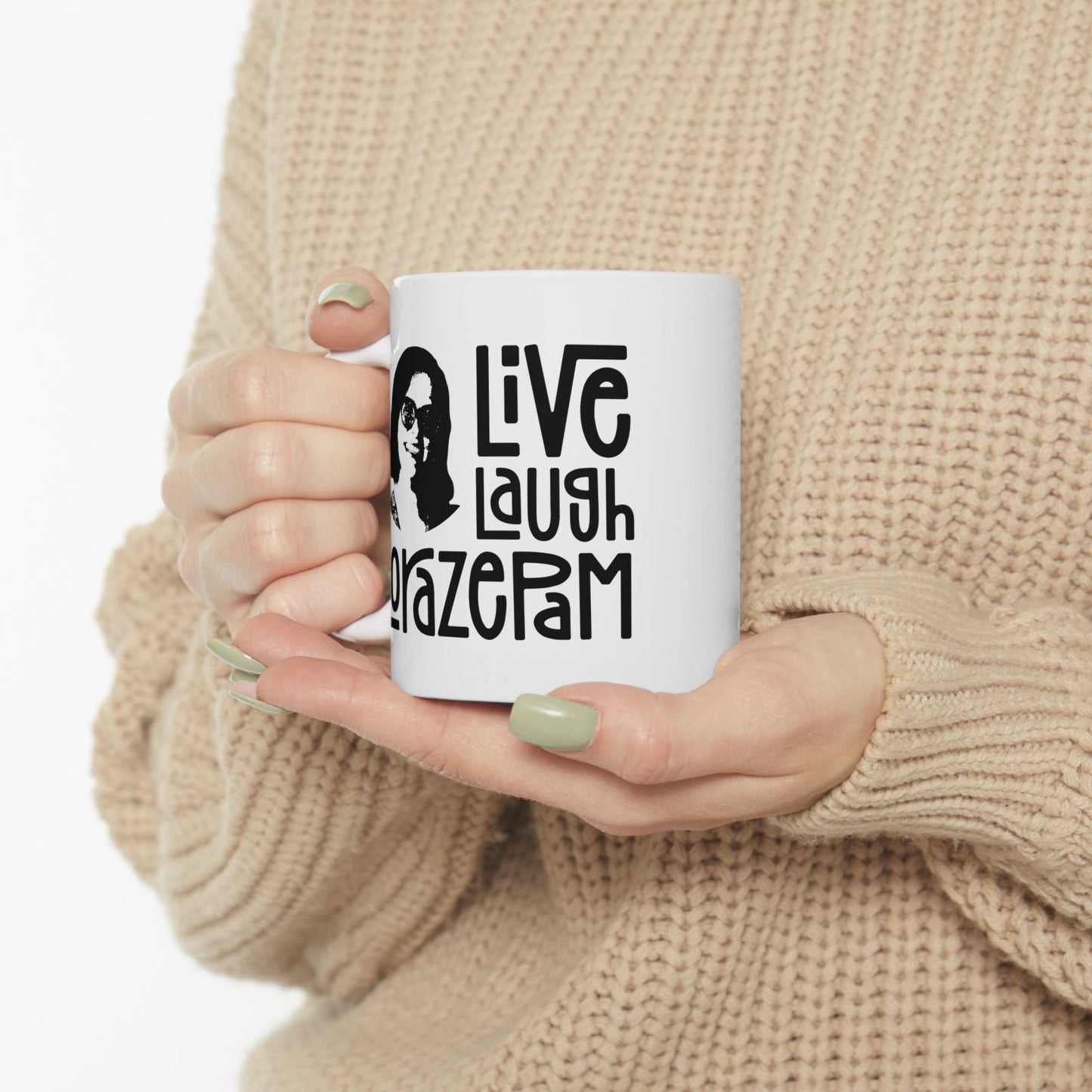 White Lotus Parker Posey Live Laugh Lorazepam Mug - Starry Skies Austin