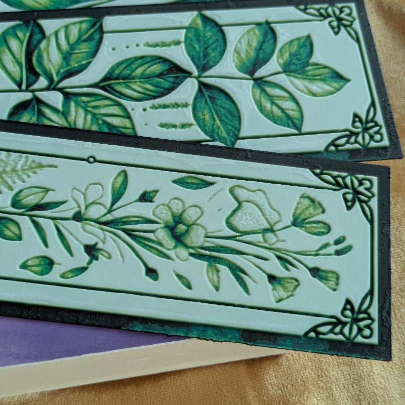 Wild Herb Botanical Bookmark 2x6 Art Nouveau - Starry Skies Austin